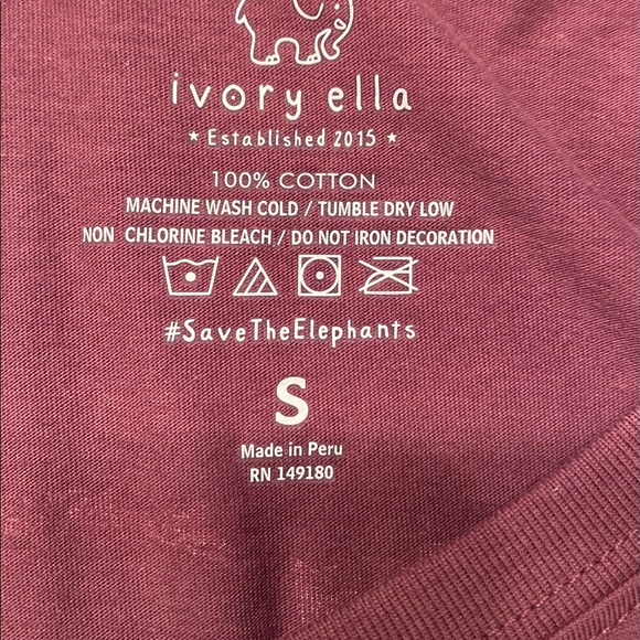 Ivory Ella Long Sleeve Tshirt - Picture 3 of 3